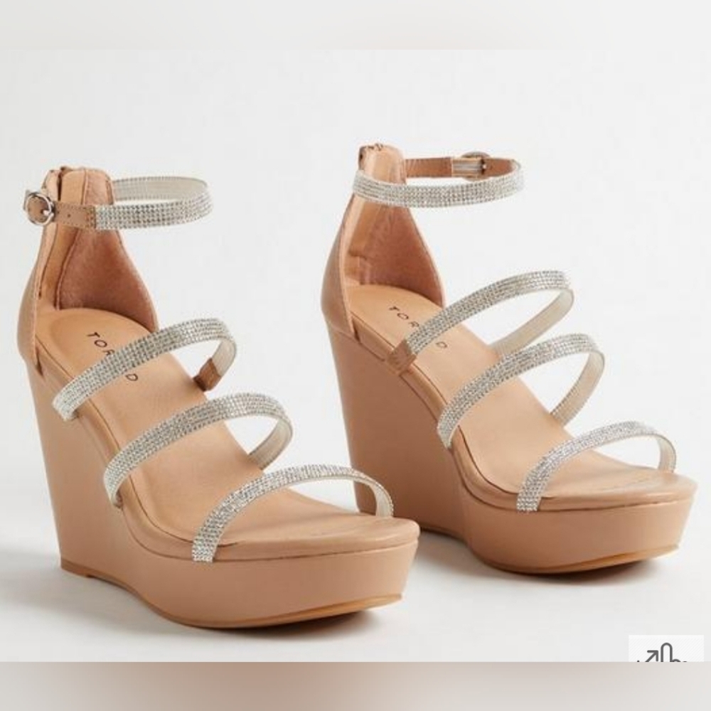Lucite Multi Strap Wedge (WW)